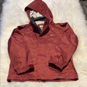 REI Kids' Burgundy Raincoat